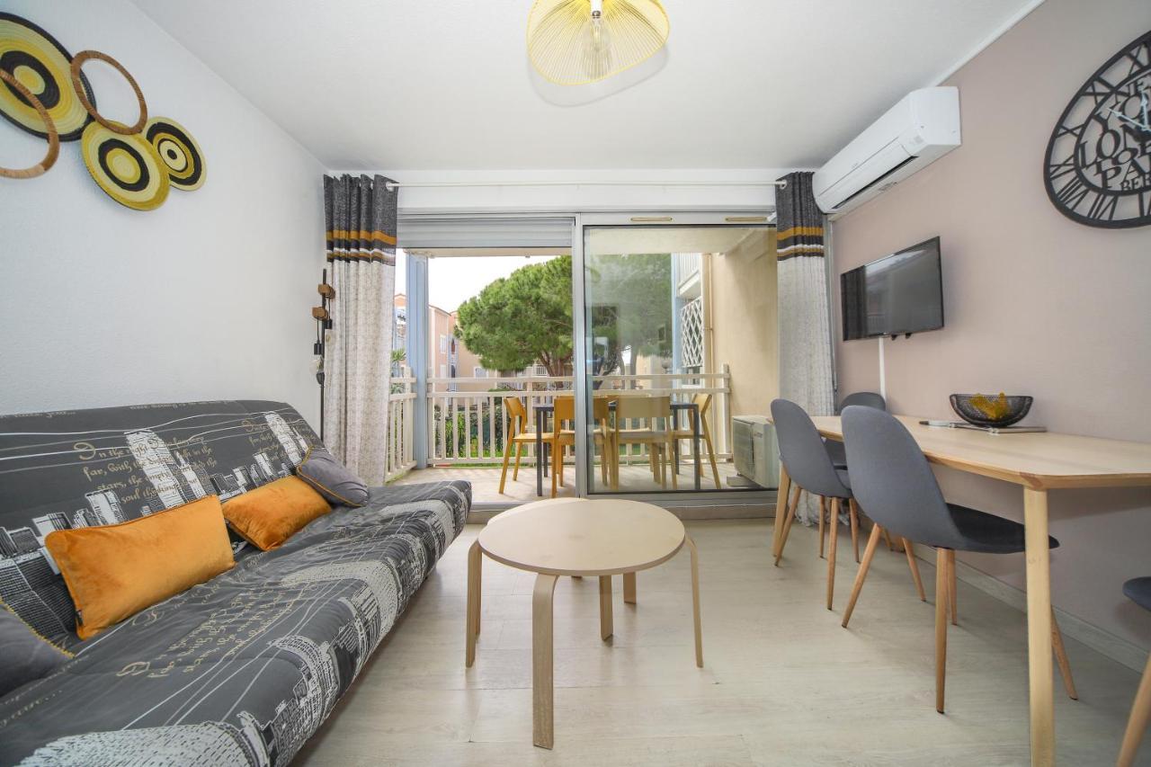 T2 Tamaris Piscine Proche Mer Palavas Parking Exterior foto